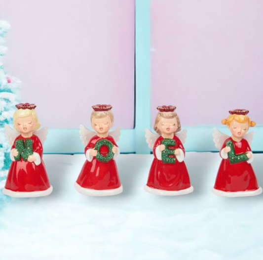 Angel Noel Choir Candle Holders