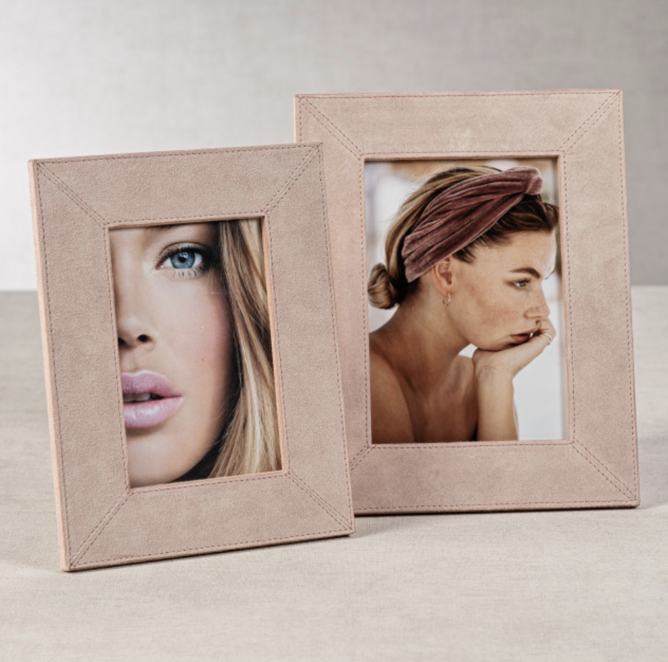 Lux Suede Blush Frame