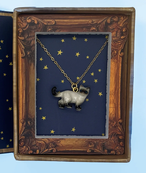 Siamese Cat Necklace