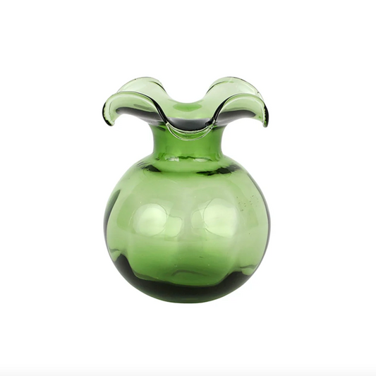 Hibiscus Dark Green Bud Vase