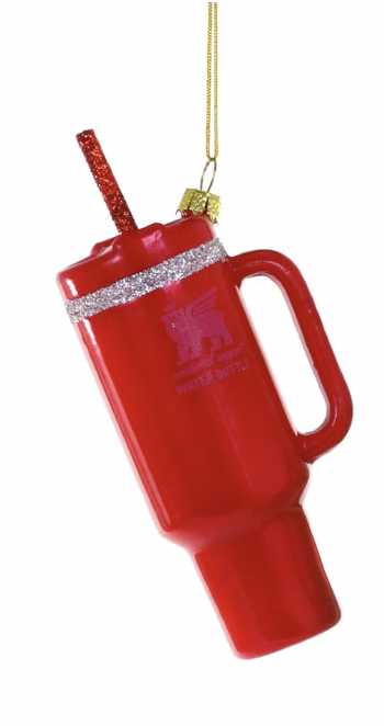 Red "Stanley" Cup Ornament