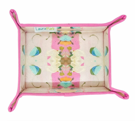 Monet's Garden Pink Snap Tray