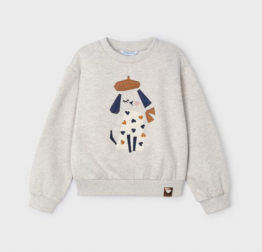 Oui! Oui! Embroidered Sweatshirt