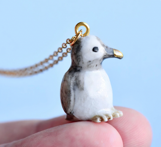 Tiny Penguin Necklace