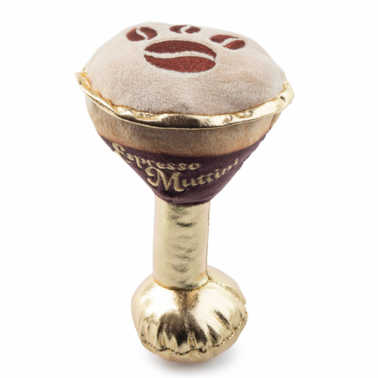 Espresso Muttini Dog Toy