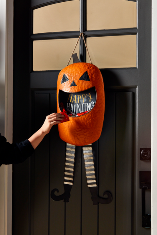 Happy Haunting Jack-O-Lantern Door Hanger