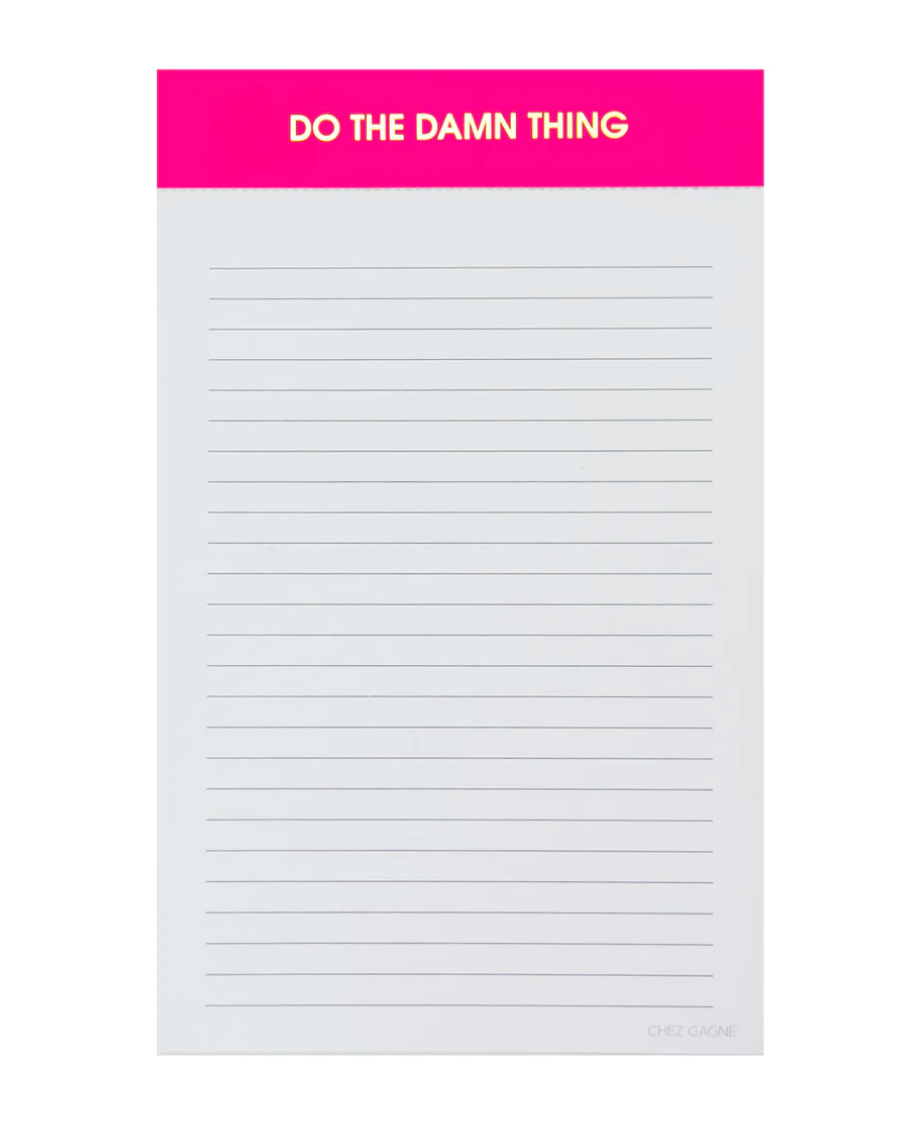 Do the Damn Thing Notepad