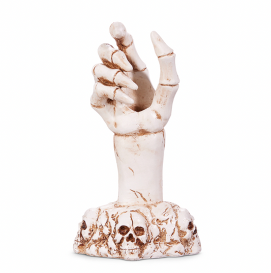 Skeleton Hand Candle Holder