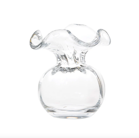 Vietri Hibiscus Glass Bud Vase