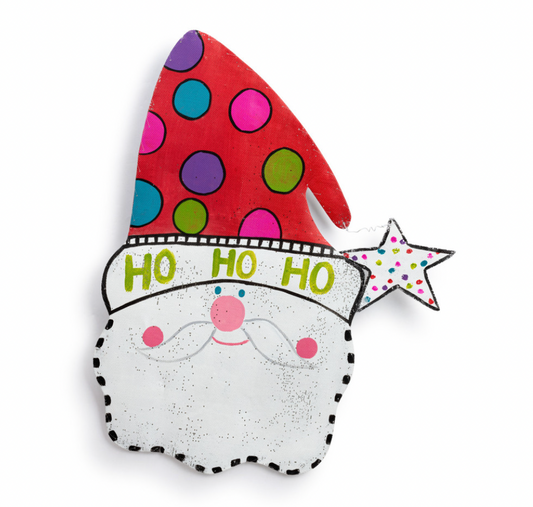 Bright & Cheery Santa Door Hanger