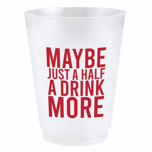 Half Drink More Reusable Cupstack