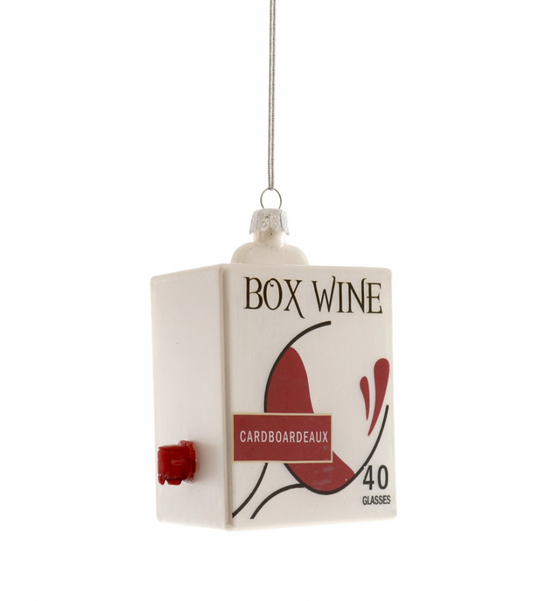 Boxed Wine Ornament