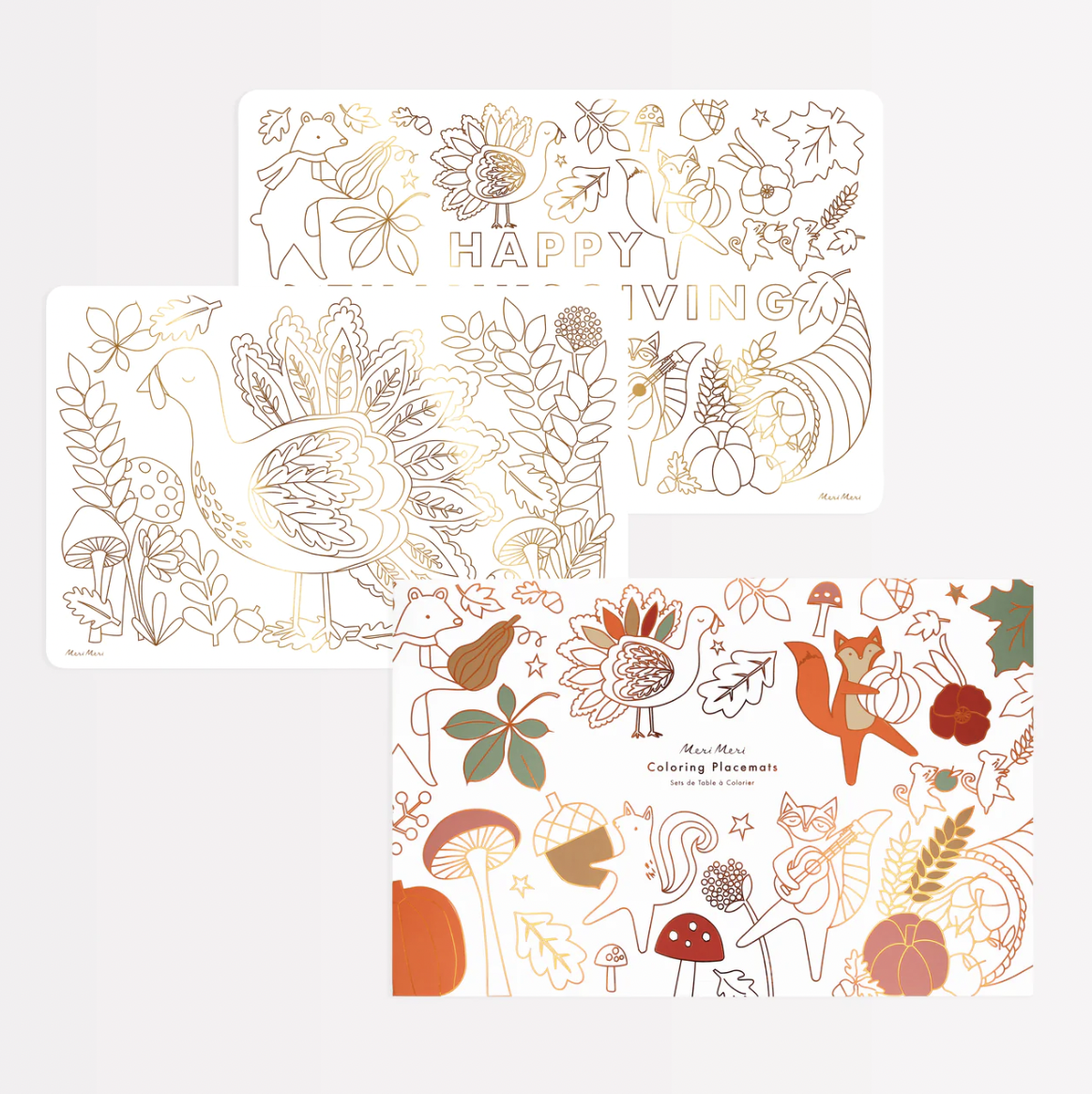 Thanksgiving Coloring Placemats