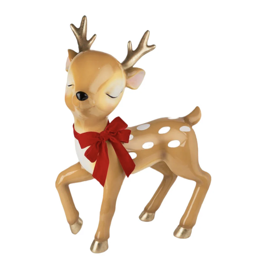 Vintage Prancing Deer Display