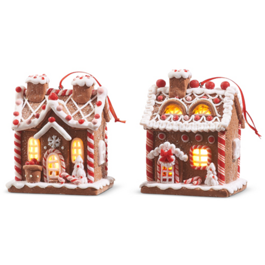 Lighted Small Gingerbread House