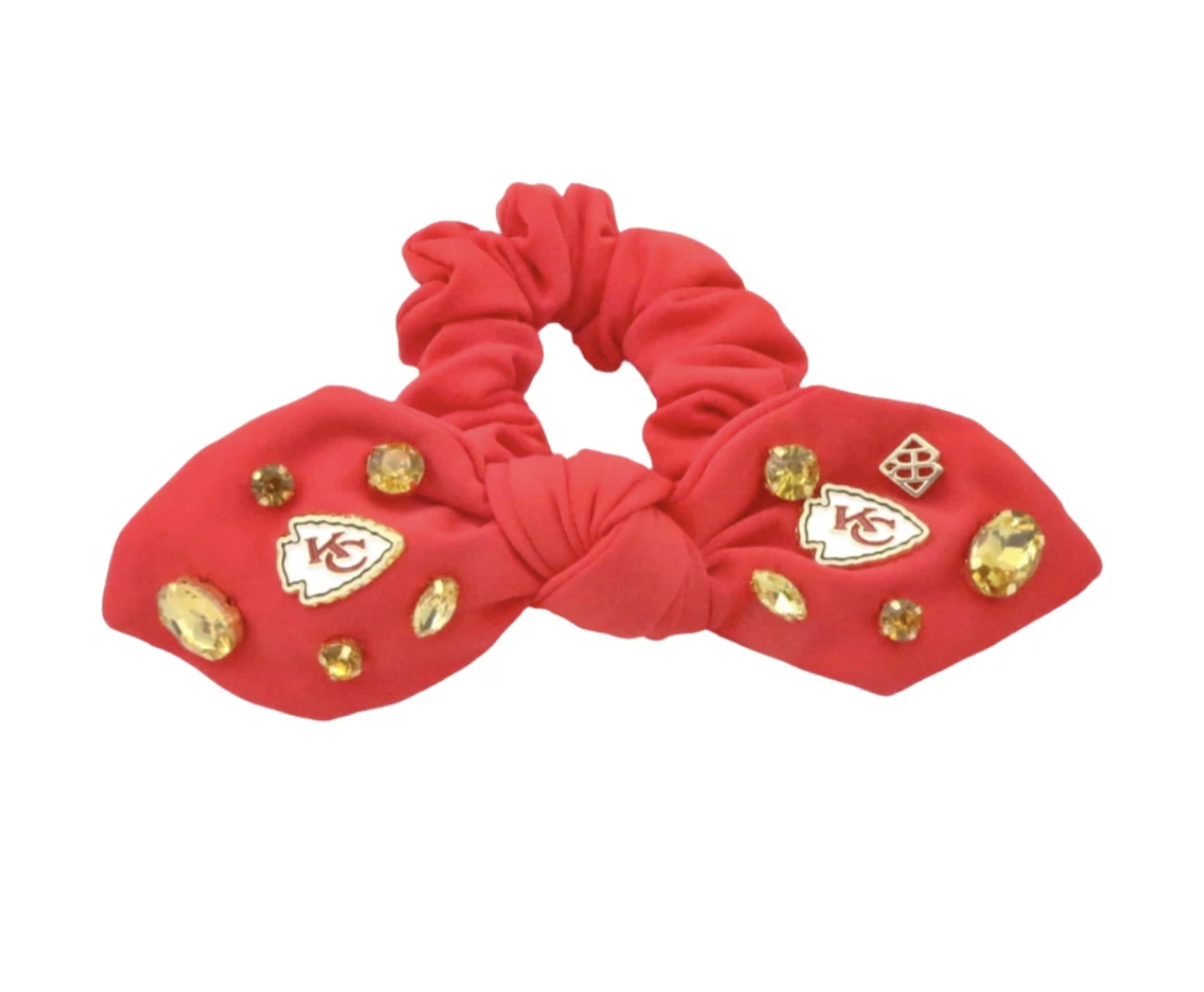 Kansas City Chiefs Red Bow Scrunchie