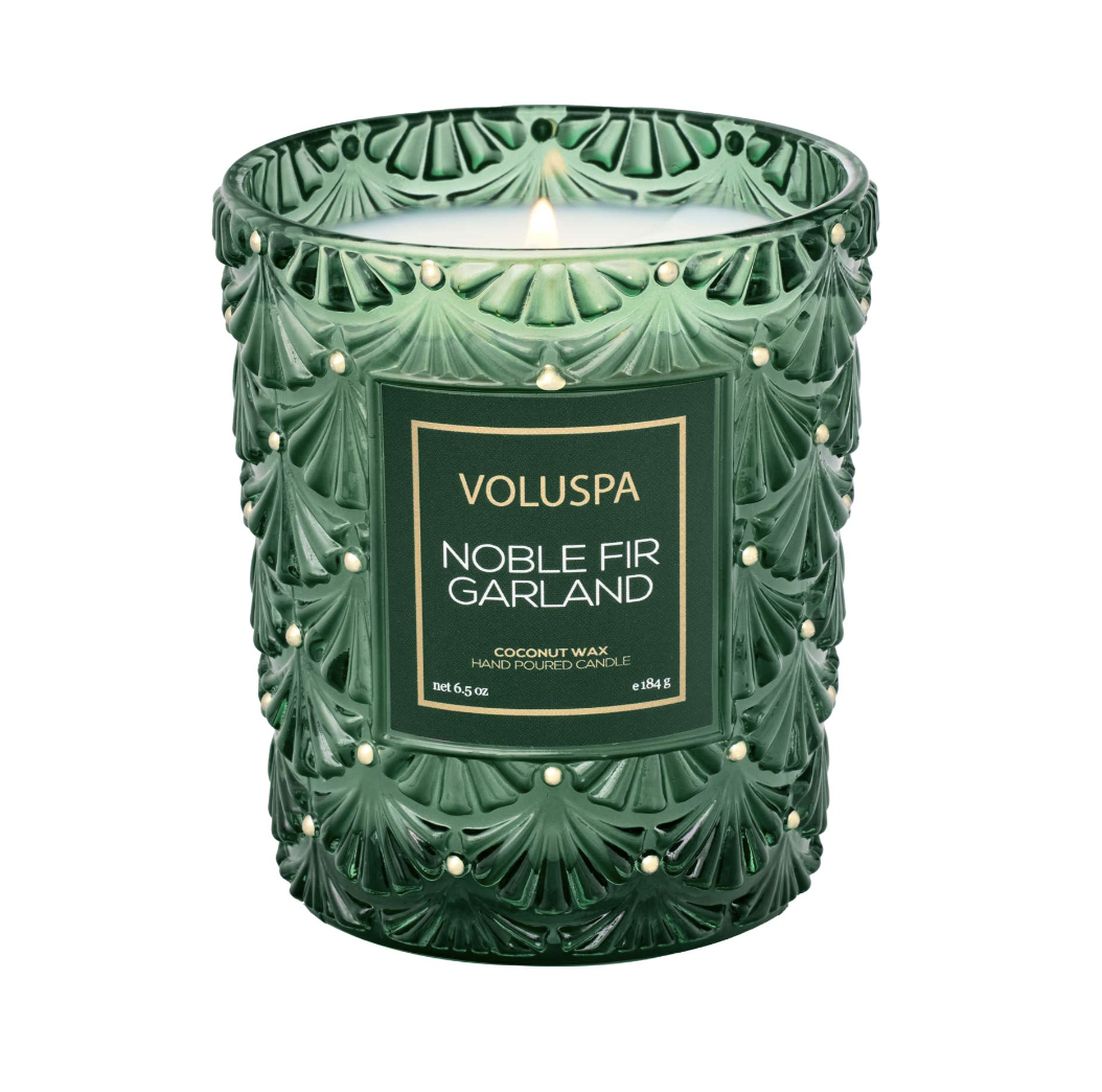 Noble Fir Garland Classic Candle