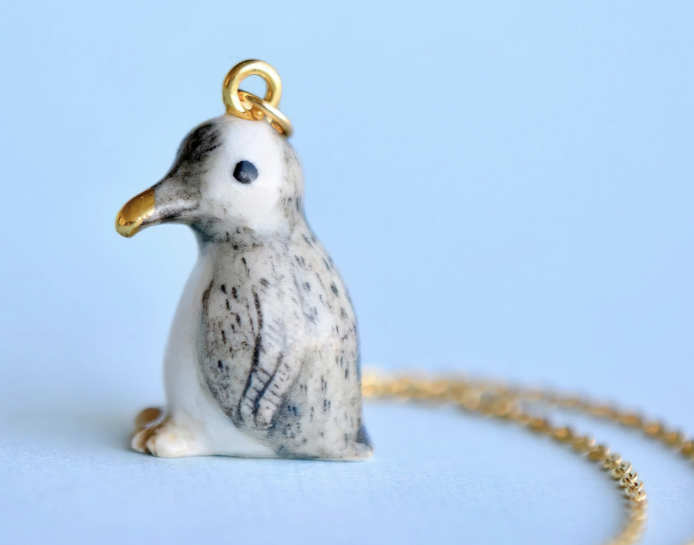 Tiny Penguin Necklace