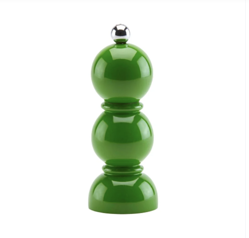 Leaf Green Mini Bob Salt or Pepper Mill