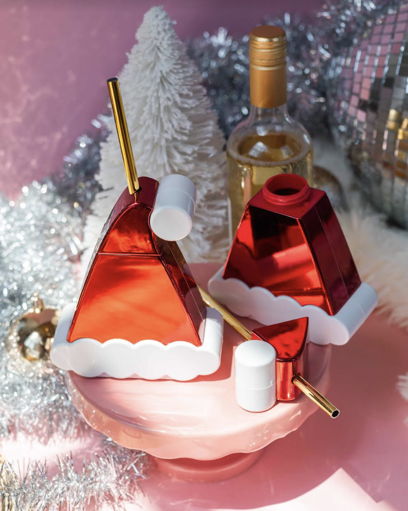 Santa Hat Sipper Cup