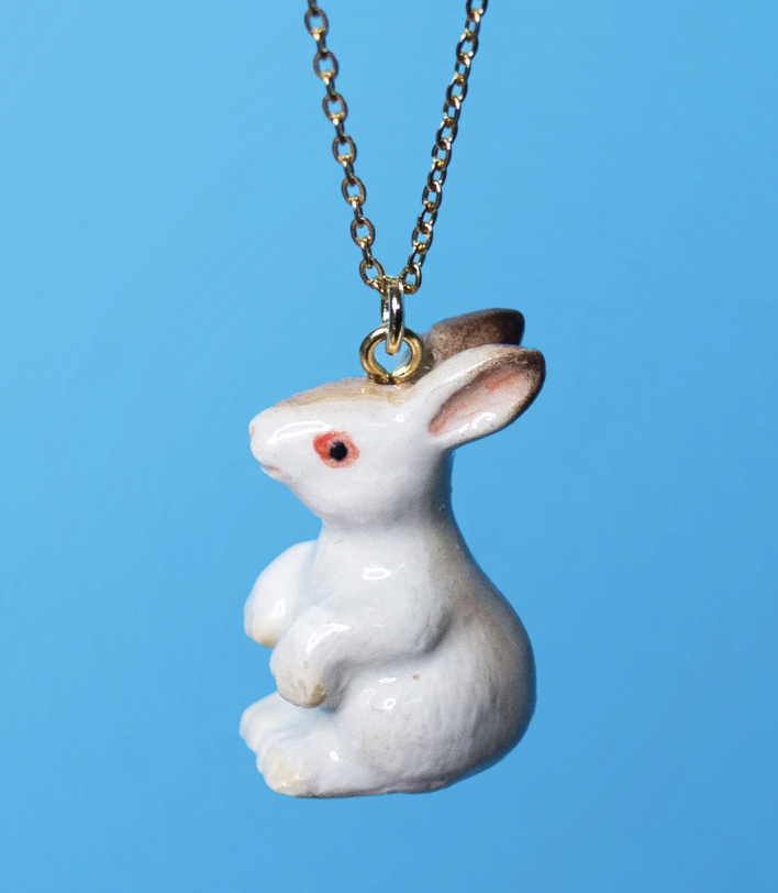 White Rabbit Necklace