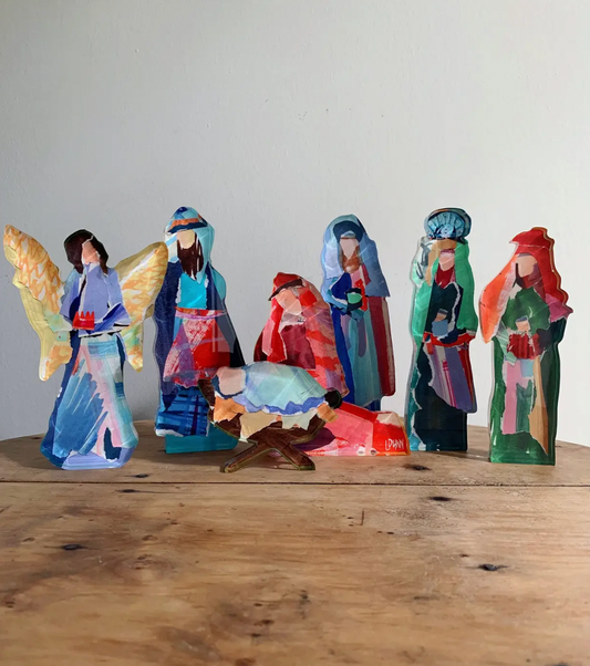 Acrylic Nativity Set - Large