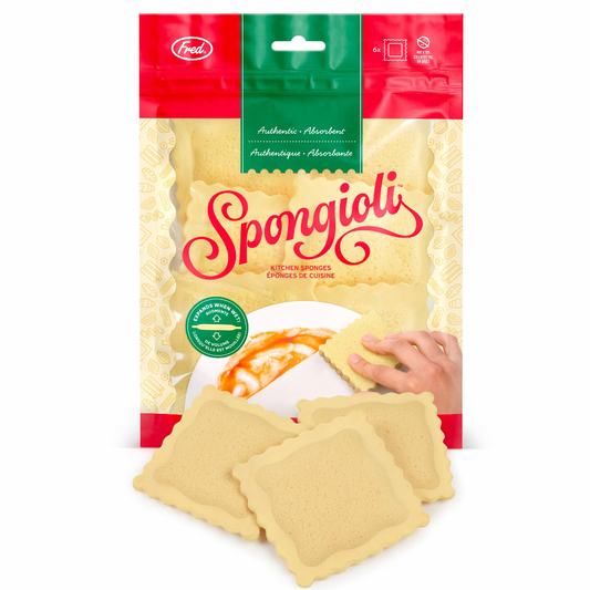 Spongioli Ravioli Kitchen Sponges, Set of 6