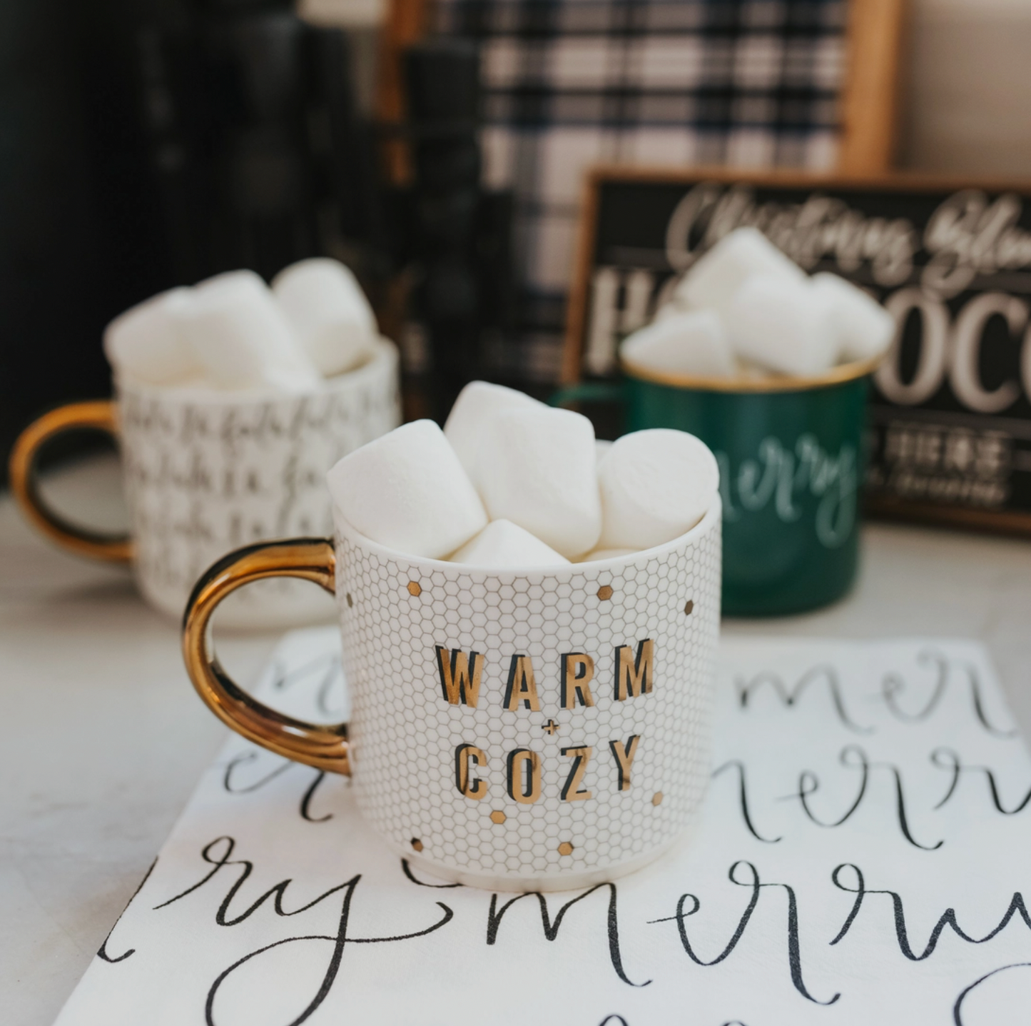 Warm and Cozy Stoneware Coffee Mug