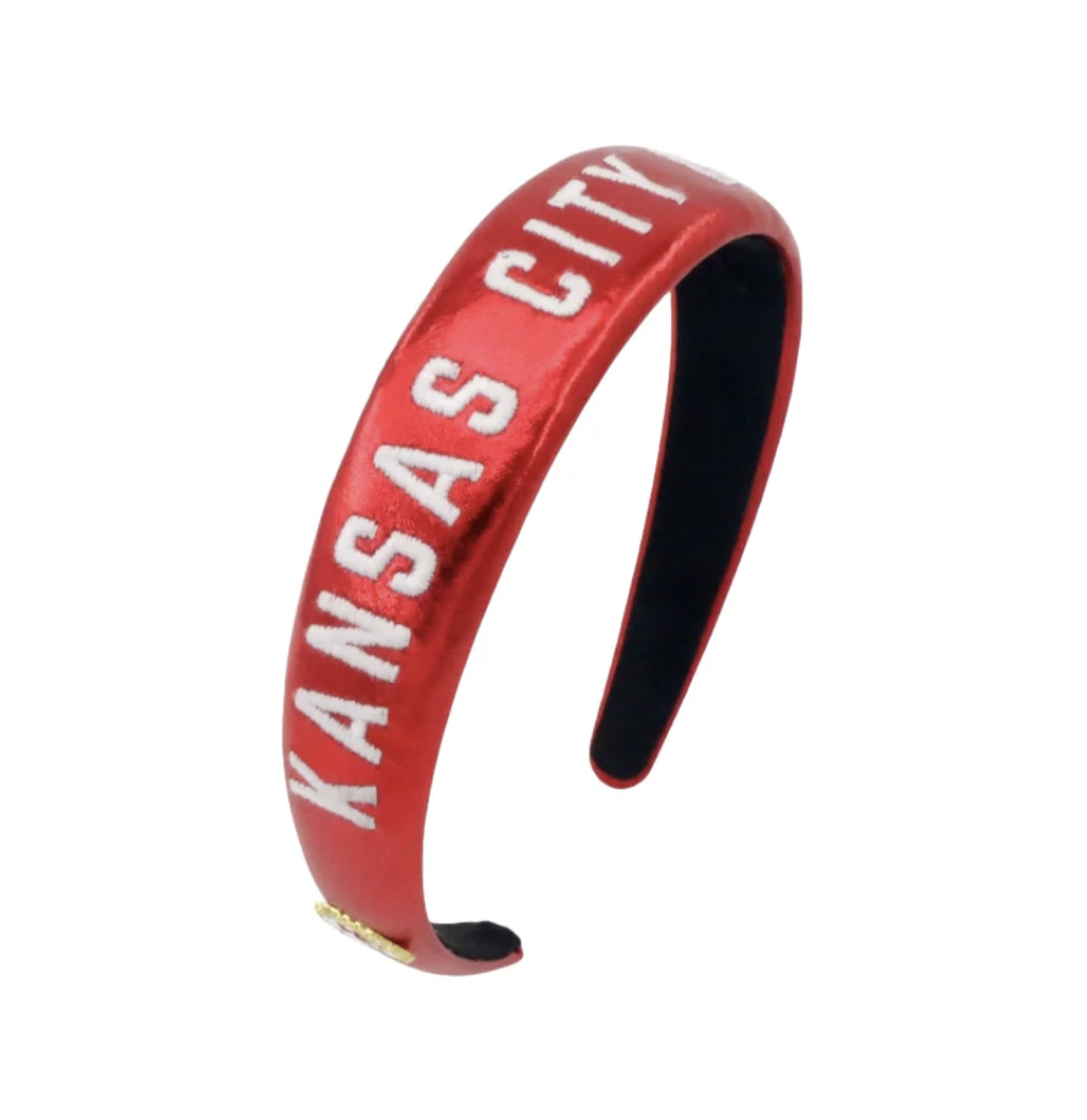 Kansas City Chiefs Thin Embroidered Headband