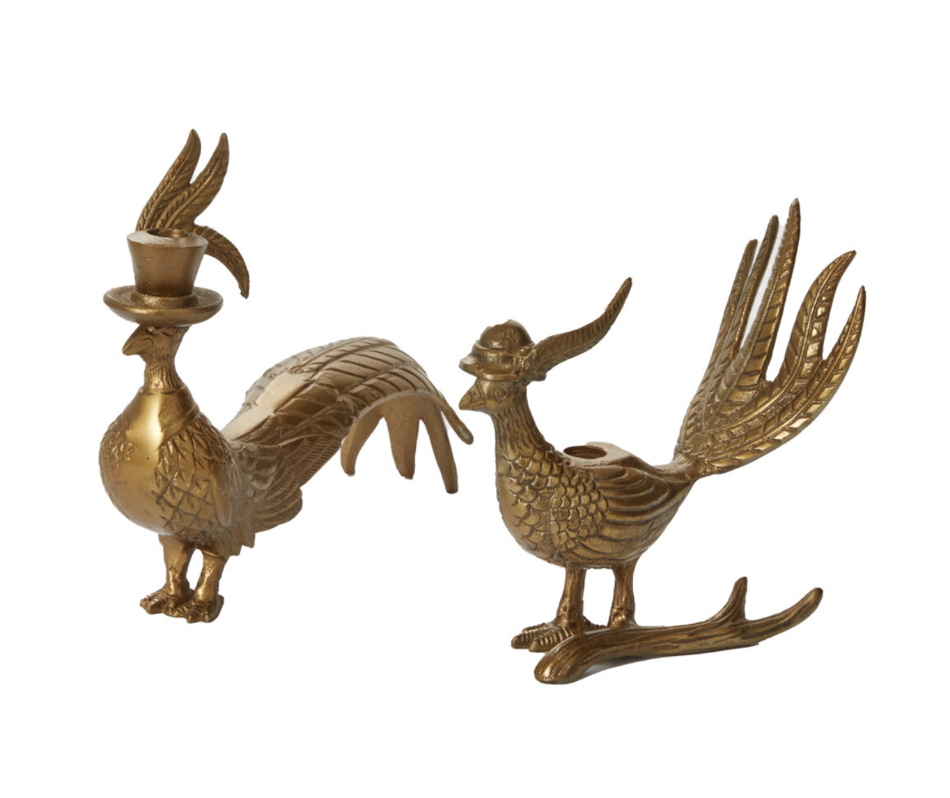 Pheasant Candlesticks