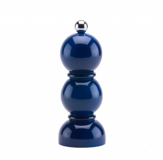 Navy Mini Bob Salt or Pepper Mill