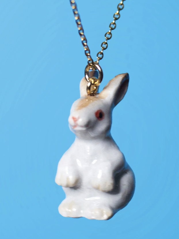 White Rabbit Necklace