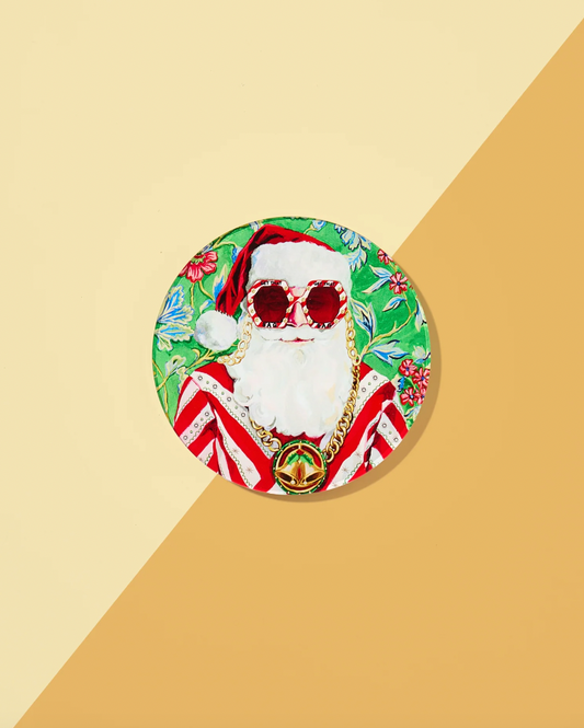 Swanky Santa Acrylic Coaster