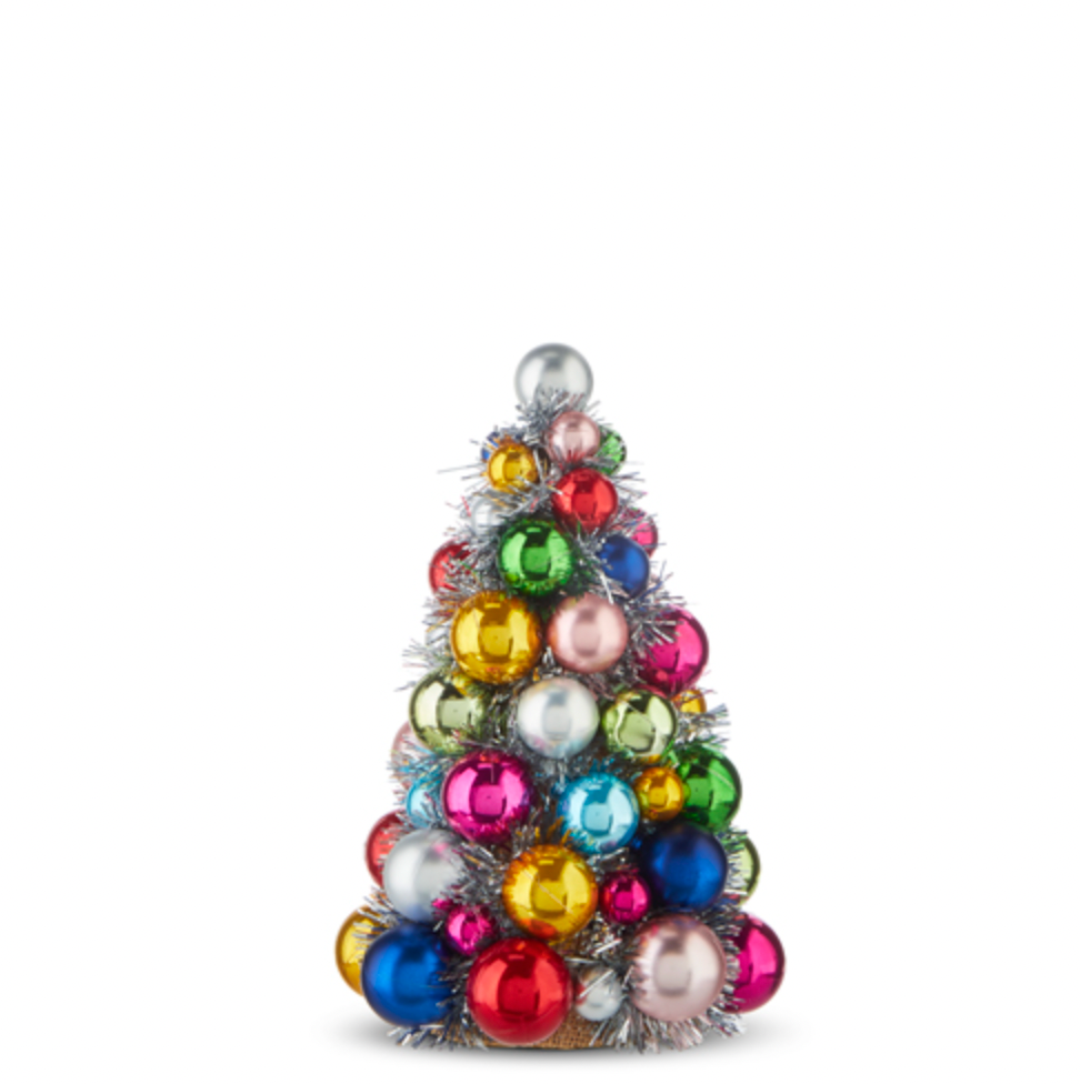 Multi Colored Ornament Ball Tree