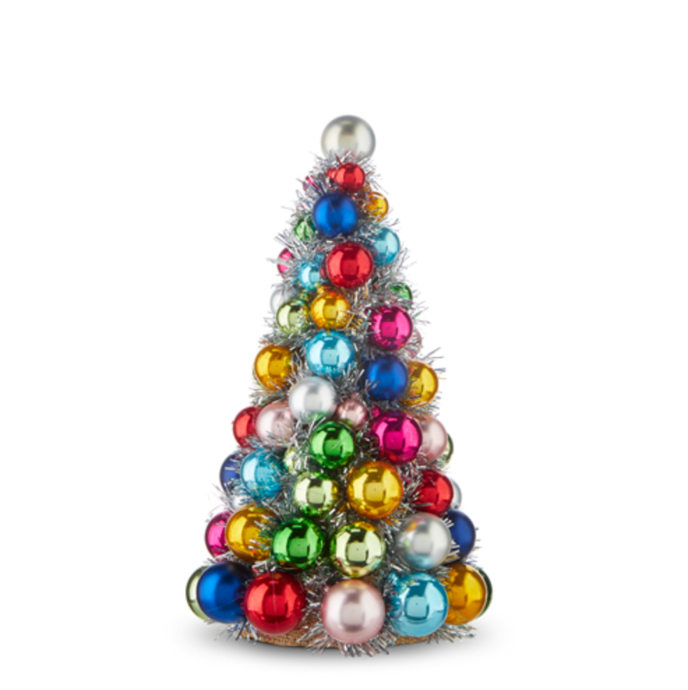 Multi Colored Ornament Ball Tree