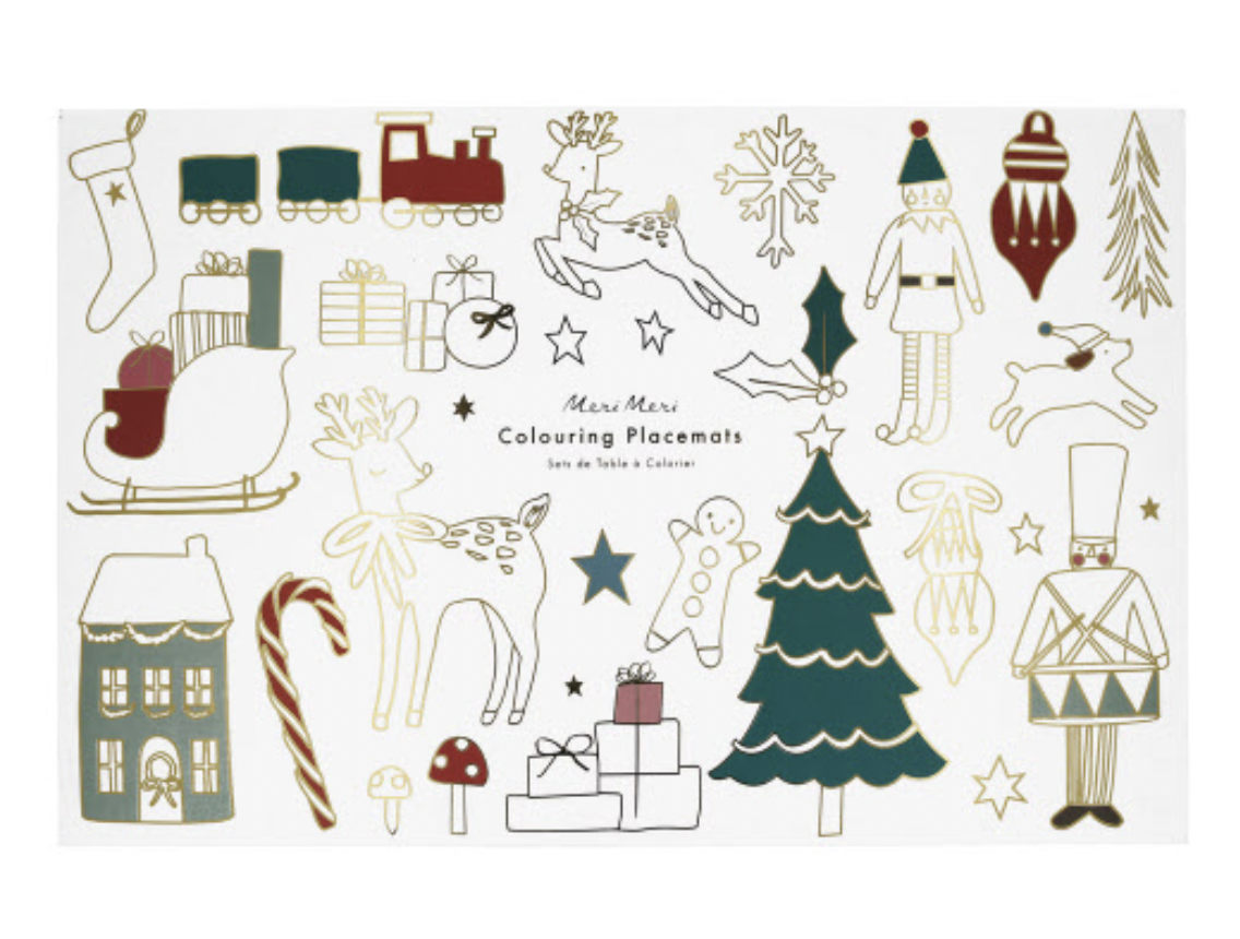 Christmas Coloring Placemats