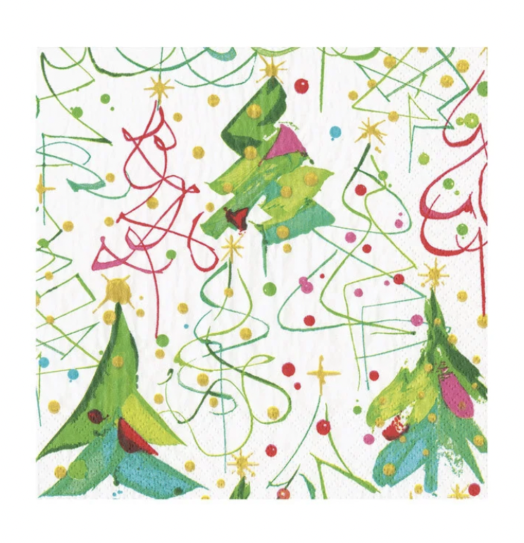 Pop Christmas Cocktail Napkins