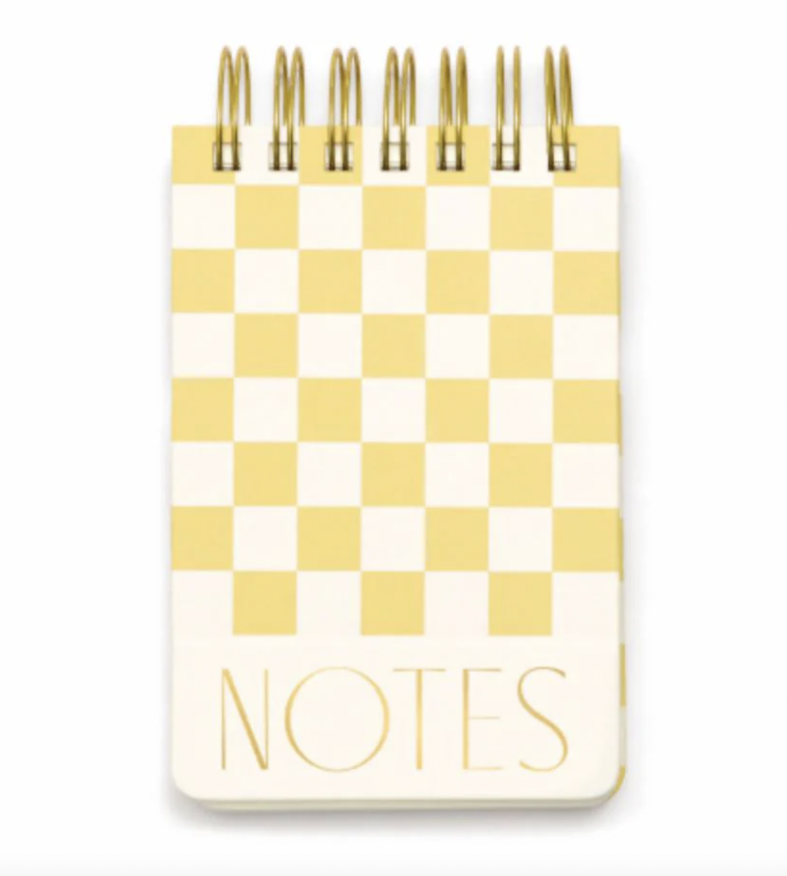 Twin Wire Chunky Notepad - Checkerboard