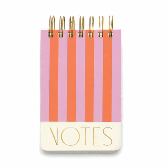 Twin Wire Chunky Notepad - Stripes