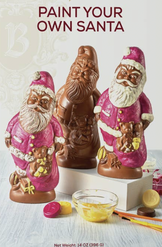 Milk Chocolate Paint-A-Santa Kit