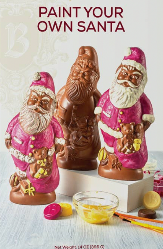 Milk Chocolate Paint-A-Santa Kit