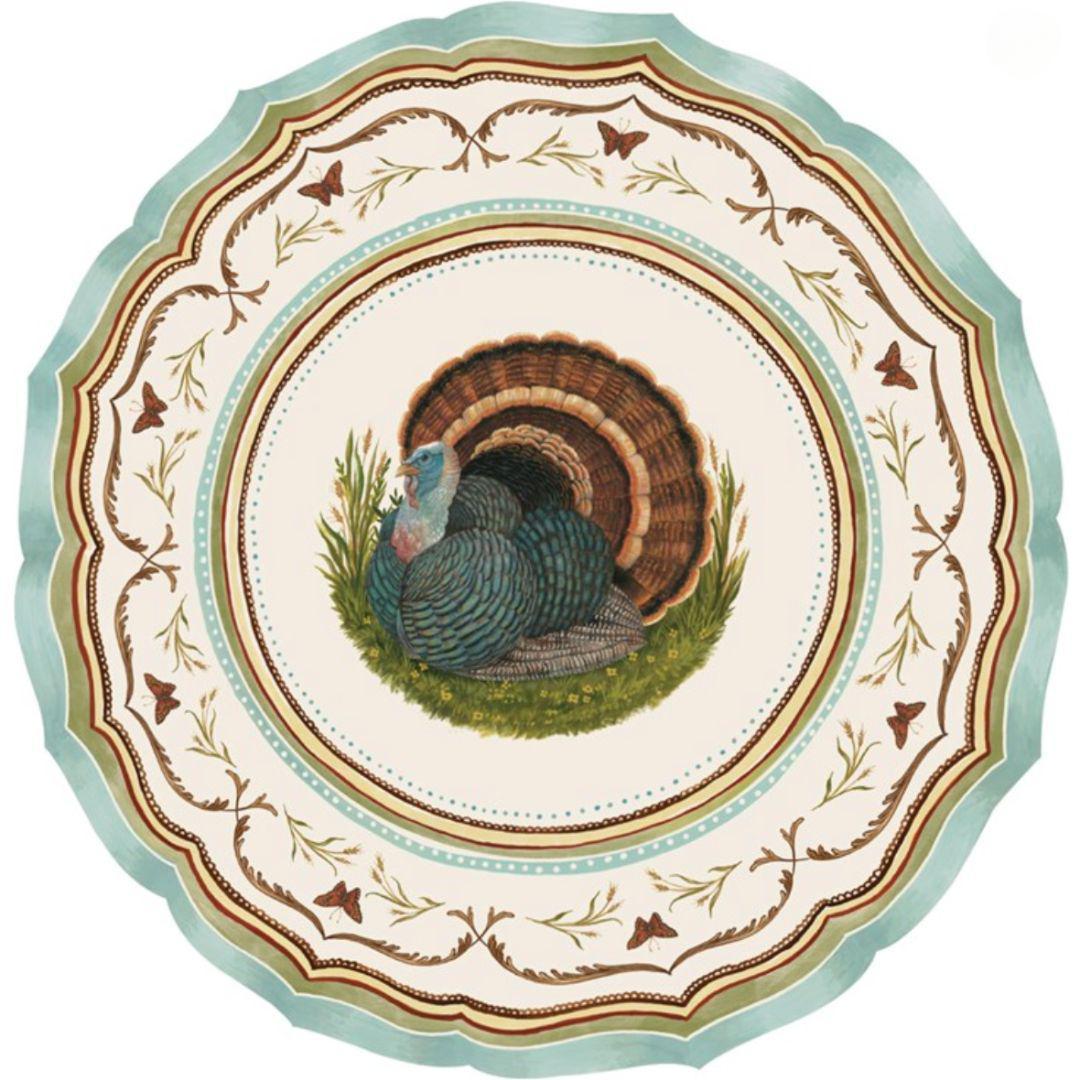 Die-cut Heritage Turkey China Placemat