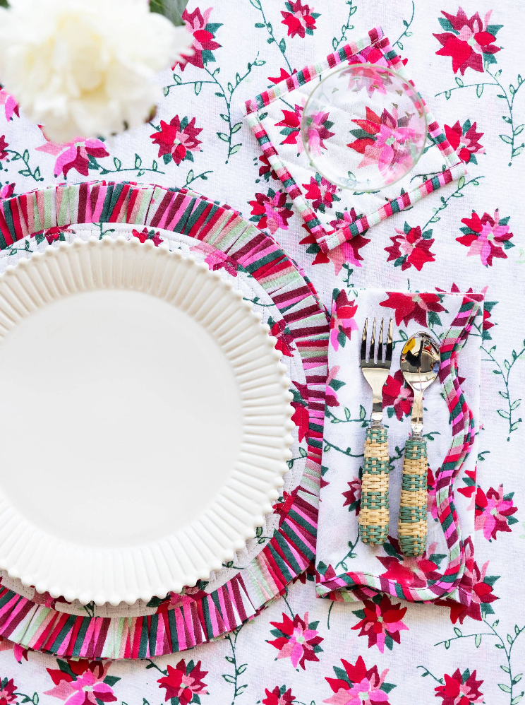 Poinsettia Tablecloth