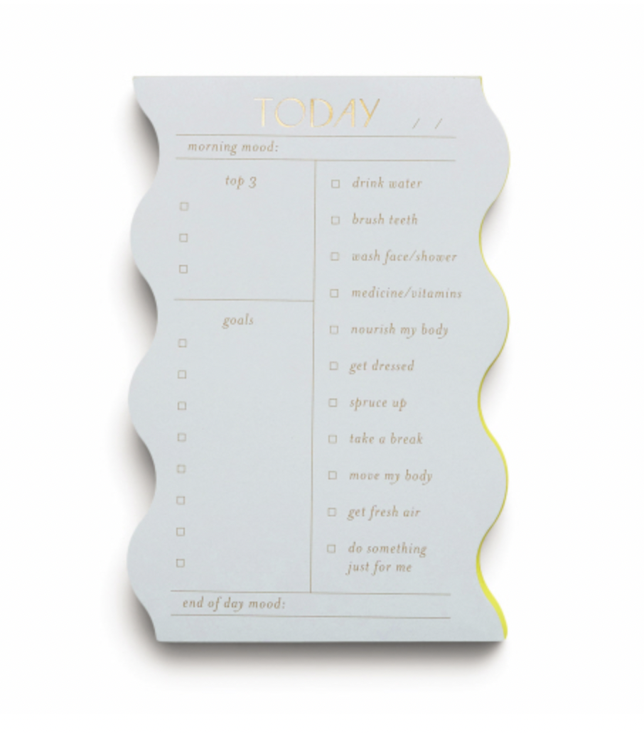 Wavy Daily Notepad