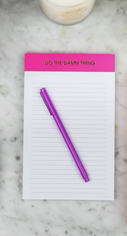 Do the Damn Thing Notepad