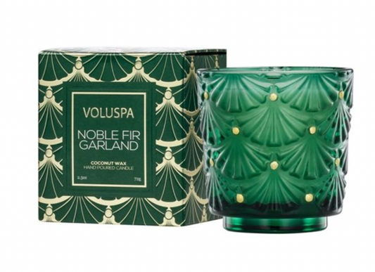 Noble Fir Garland Votive Candle