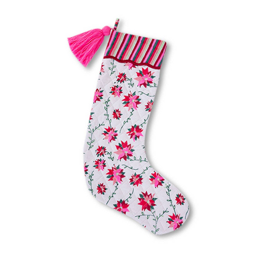 Poinsettia Stocking