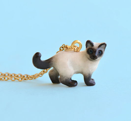 Siamese Cat Necklace