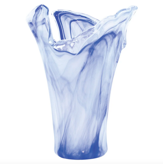 Onda Glass Cobalt Large Vase