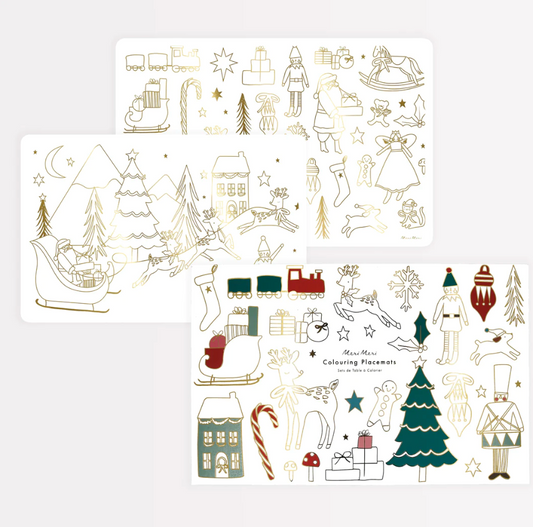 Christmas Coloring Placemats